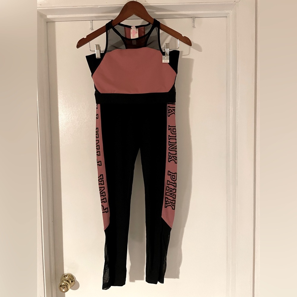 PINK sports bra and leggings set